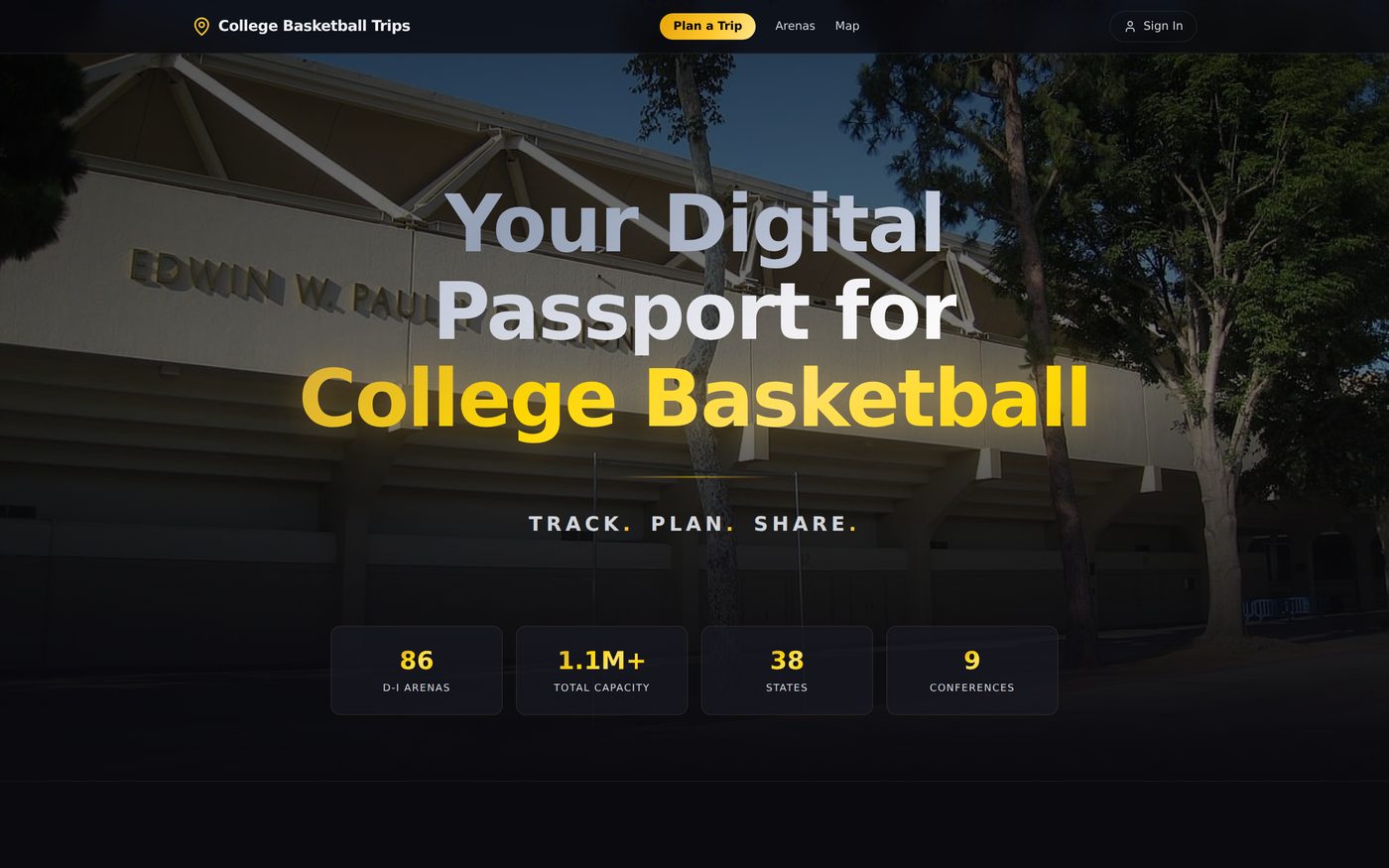 College Basketball Trips homepage